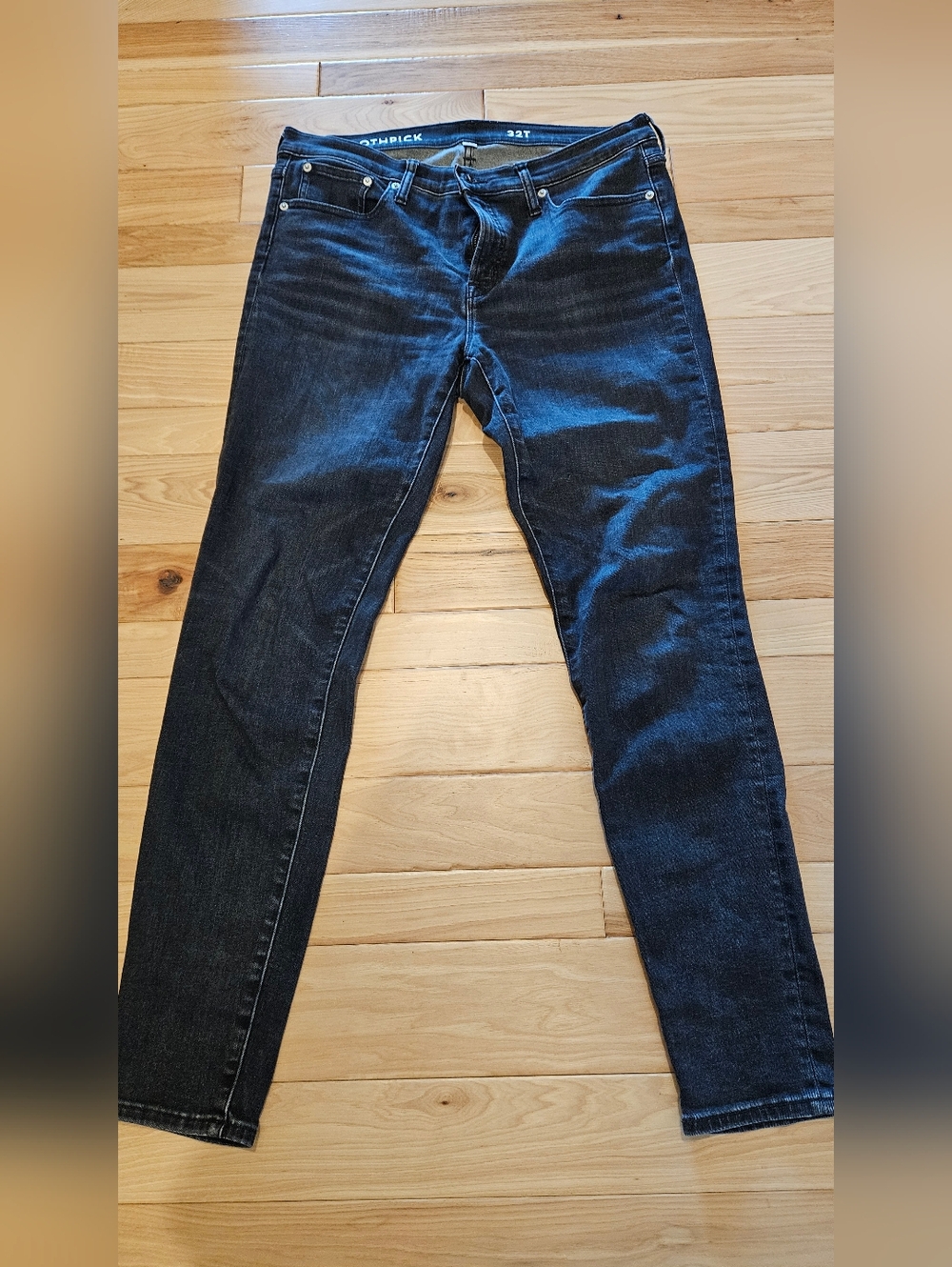 Jcrew Toothpick Womens Size 32T Black/Gray Washes Jeans